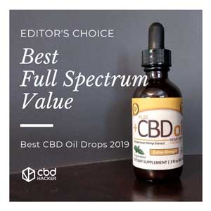 PlusCBD Oil: Elección del editor, mejor valor de CBD de espectro completo, mejores gotas de aceite de CBD 2019