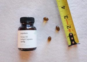 Cápsulas de gelatina blanda de aceite de cáñamo Populum - Las mejores cápsulas y cápsulas blandas de CBD 2019