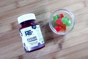 Foto de una botella de Relive Everyday CBD Gummies, las mejores gomitas de CBD 2019